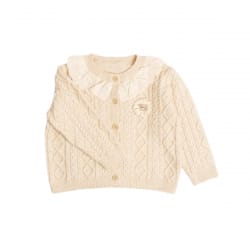 Ruffled Kinttef Cardigan